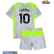 Manchester City Rayan Cherki #10 3rd trikot Kinder 2025-26 Kurzarm (+ Kurze Hosen)